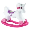 Dolu Unicorn Roze/Wit Hobbelpaard 2509