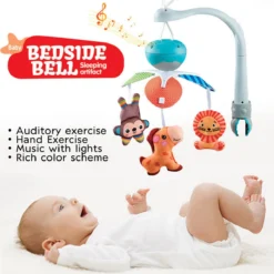 Eco Toys Animals Muziekmobiel HC597799 -LiefjesHoek Verkoop eco toys blue babymobiel 3 1