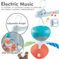 Eco Toys Animals Muziekmobiel HC597799 -LiefjesHoek Verkoop eco toys blue babymobiel 4 1