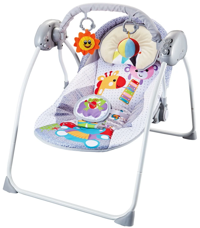 Eco Toys Giraffe Grijs Babyschommel CH71808A 1 Eco Toys Giraffe Grijs Babyschommel CH71808A