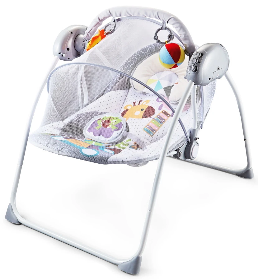 Eco Toys Giraffe Grijs Babyschommel CH71808A 2 Eco Toys Giraffe Grijs Babyschommel CH71808A - Afbeelding 2