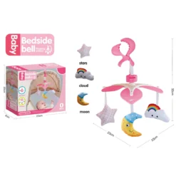 Eco Toys Pink Babymobiel Kinderwagen Speelgoed HC527702 -LiefjesHoek Verkoop eco toys pink babymobiel 2