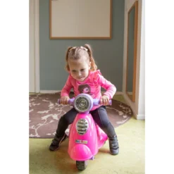 Eco Toys Retro Pink Loopscooter 605 -LiefjesHoek Verkoop eco toys retro pink loopscooter 605 05