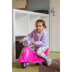 Eco Toys Retro Pink Loopscooter 605 -LiefjesHoek Verkoop eco toys retro pink loopscooter 605 06