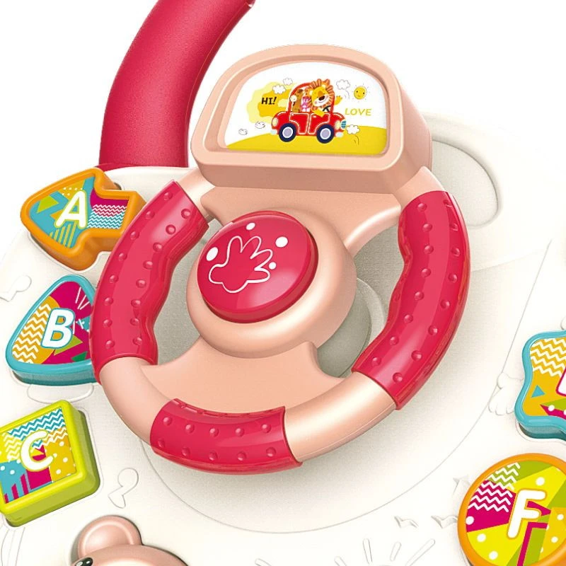 Eco Toys Roze Loopwagen Met Muziek CH79862 2 Eco Toys Roze Loopwagen Met Muziek CH79862 - Afbeelding 2