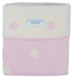 Zaffiro Ecru & Roze Gestipt 100 X 150 Cm Ledikantdeken 15274 -LiefjesHoek Verkoop ecrurozestippendeken 4