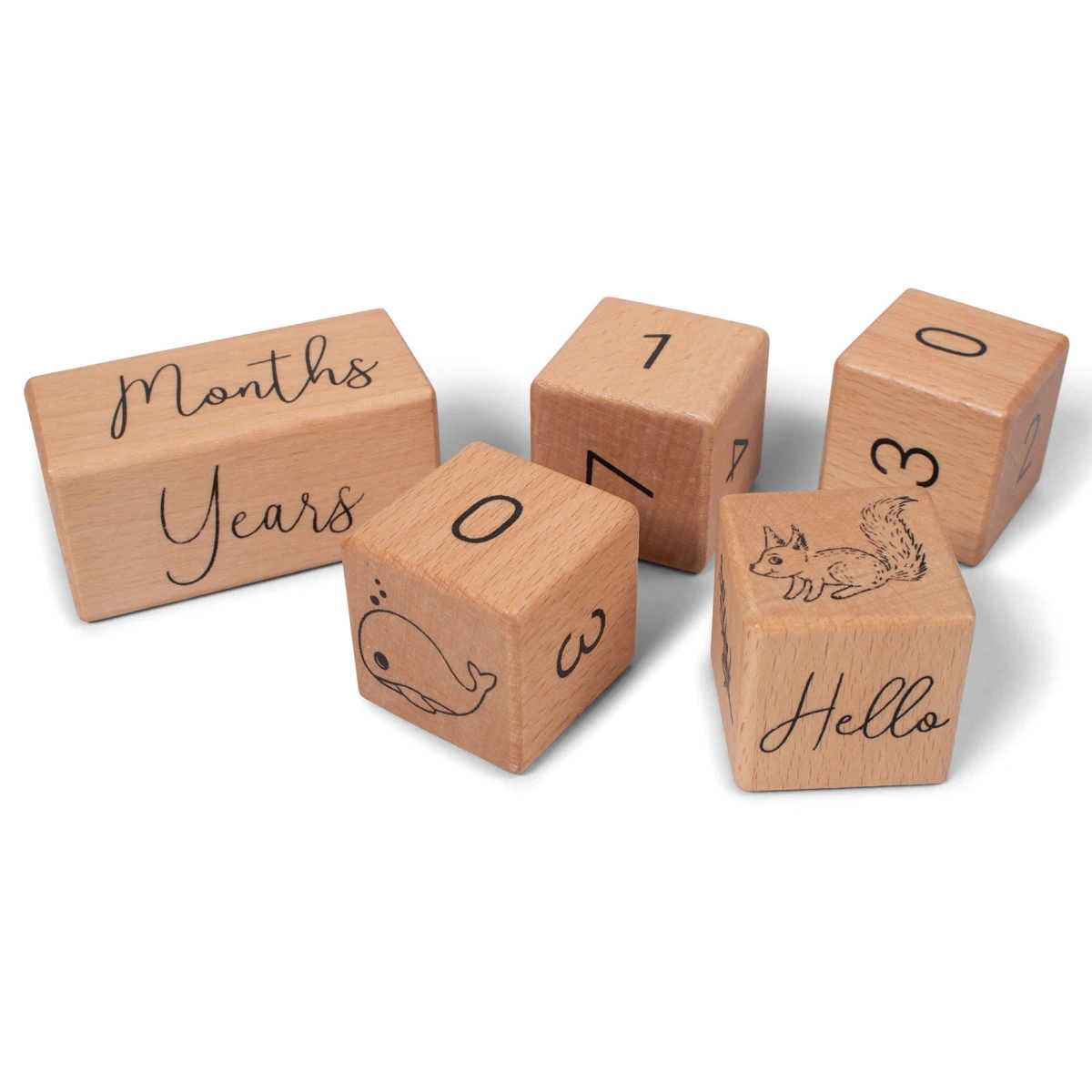 Filibabba Houten Mijlpaalblokken FILI-WOODBLOCK_1_02185 2 Filibabba Houten Mijlpaalblokken FILI-WOODBLOCK_1_02185 - Afbeelding 2