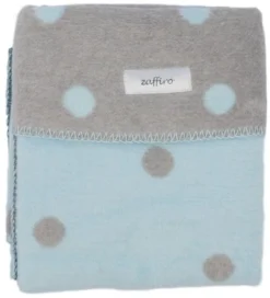 Zaffiro Grijs & Blauw Gestipt 100 X 150 Cm Ledikantdeken 15328 8 Zaffiro Grijs & Blauw Gestipt 100 X 150 Cm Ledikantdeken 15328 -LiefjesHoek Verkoop grijslichtblauwstippendeken 4