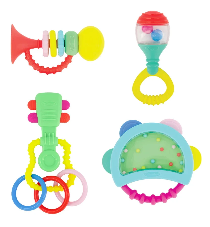 Infantino Baby's 1st Muziek Bijtringen Set BK-315074 1 Infantino Baby's 1st Muziek Bijtringen Set BK-315074