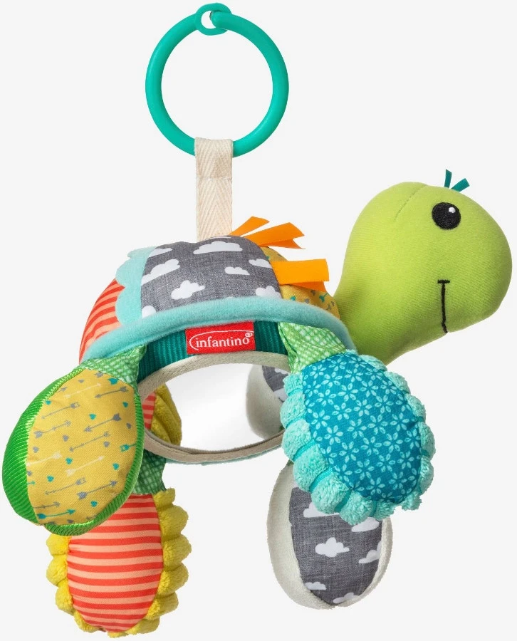 Infantino Go Gaga Mirror Pal Turtle Spiegel BK-216003 2 Infantino Go Gaga Mirror Pal Turtle Spiegel BK-216003 - Afbeelding 2