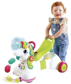 Infantino Sensory Smilin' Shimmer 3-in-1 Eenhoorn Loopwagen BK-227018 -LiefjesHoek Verkoop infantino sensory 3 in 1 eenhoorn loopwagen 5
