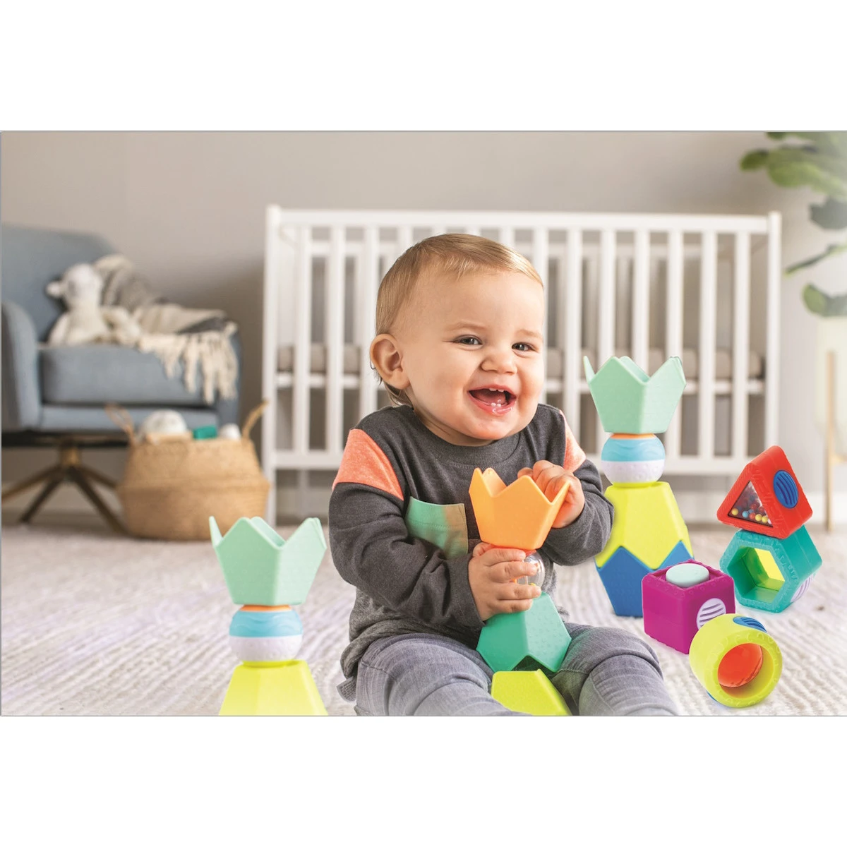 Infantino Balls Blocks & Cups Speelset BK-301057 3 Infantino Balls Blocks & Cups Speelset BK-301057 - Afbeelding 3