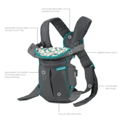 Infantino Swift Classic Grey Draagzak BK-300105 -LiefjesHoek Verkoop infantino swift classic grey draagzak bk 300105 5