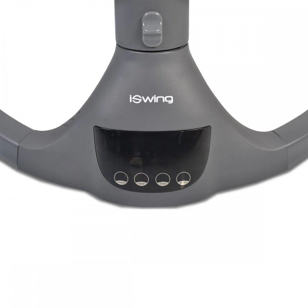 Cangaroo ISwing Light Grey Babyschommel 8116 9 Cangaroo ISwing Light Grey Babyschommel 8116 - Afbeelding 9