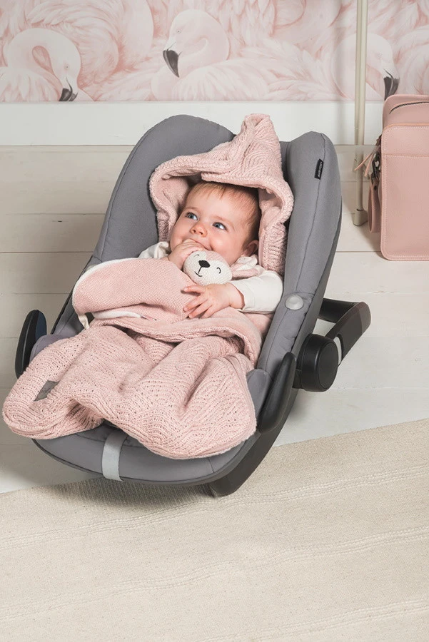 Jollein River Knit Pale Pink 3/5 Punts 0-9 Maanden Autostoel Voetenzak 025-811-65286 4 Jollein River Knit Pale Pink 3/5 Punts 0-9 Maanden Autostoel Voetenzak 025-811-65286 - Afbeelding 4