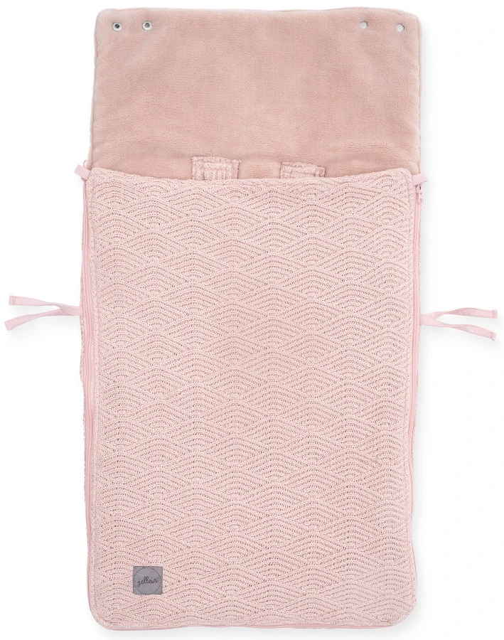 Jollein River Knit Pale Pink 3/5 Punts 0-9 Maanden Autostoel Voetenzak 025-811-65286 2 Jollein River Knit Pale Pink 3/5 Punts 0-9 Maanden Autostoel Voetenzak 025-811-65286 - Afbeelding 2