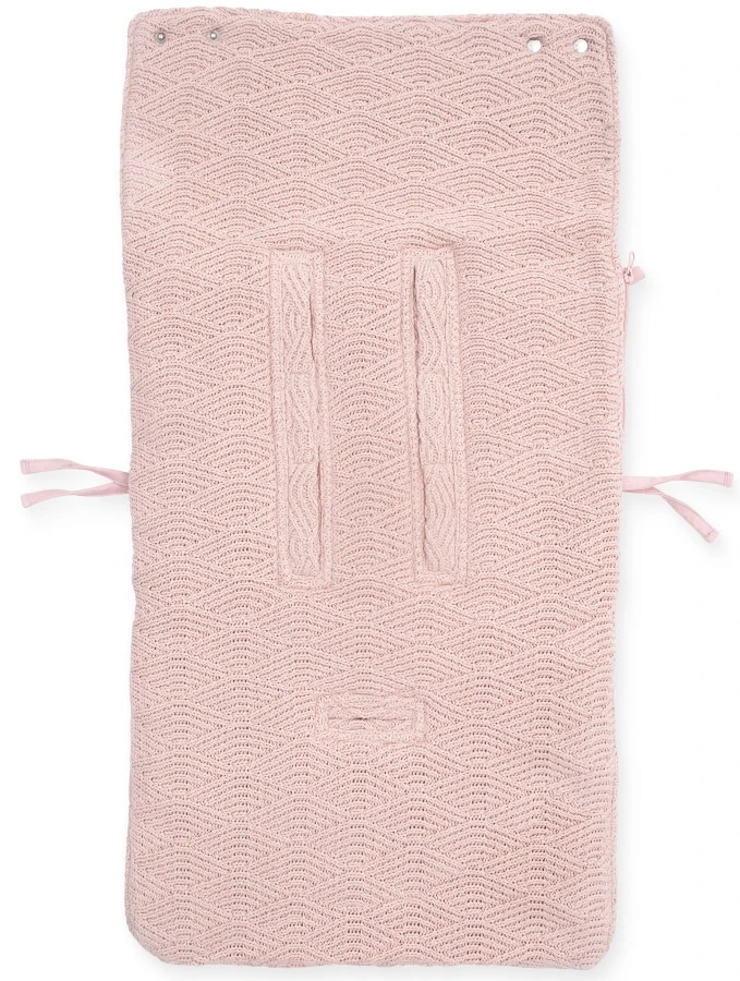 Jollein River Knit Pale Pink 3/5 Punts 0-9 Maanden Autostoel Voetenzak 025-811-65286 3 Jollein River Knit Pale Pink 3/5 Punts 0-9 Maanden Autostoel Voetenzak 025-811-65286 - Afbeelding 3