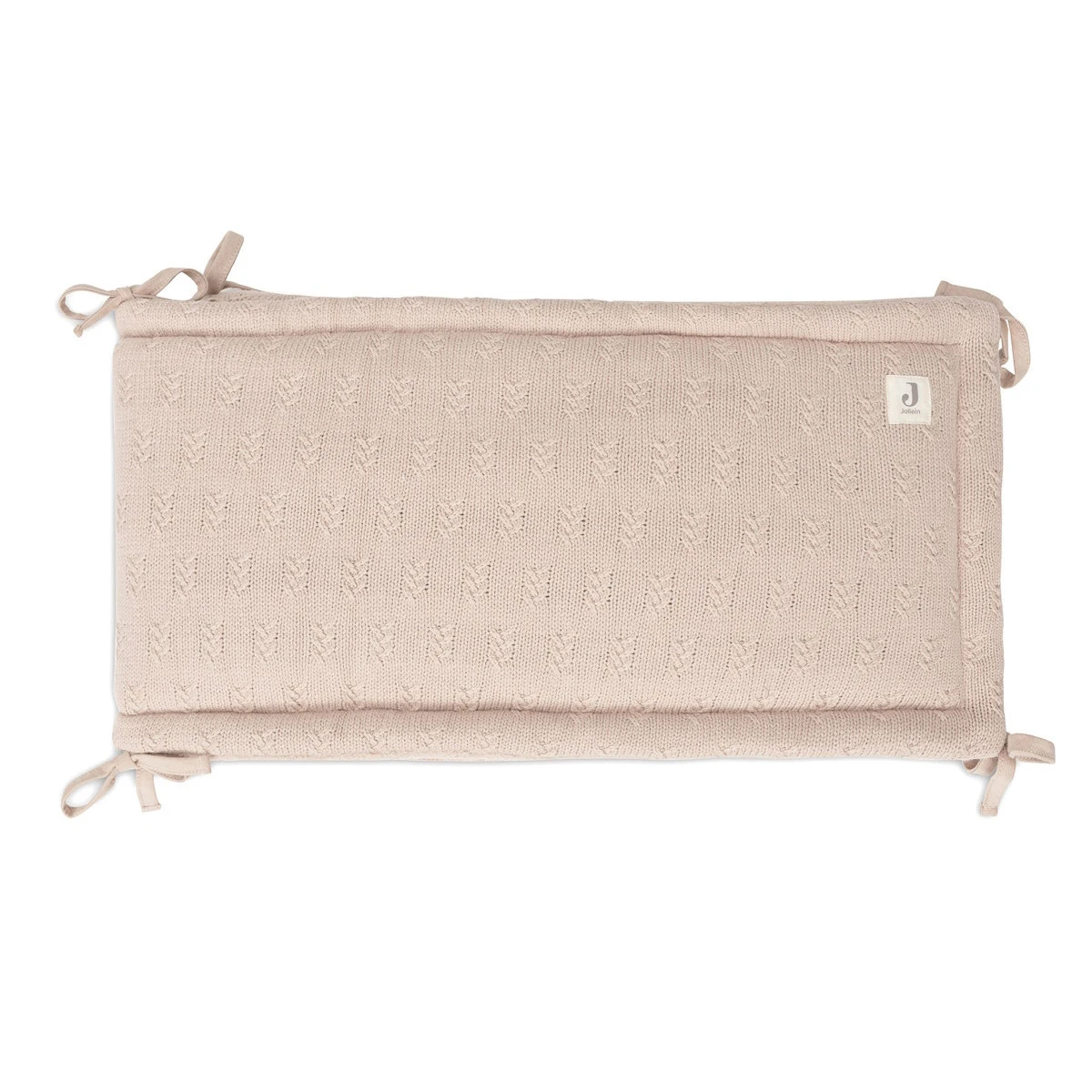 Jollein Grain Knit Wild Rose 30 X 180 Cm Bedbumper 004-895-67065 - Afbeelding 2