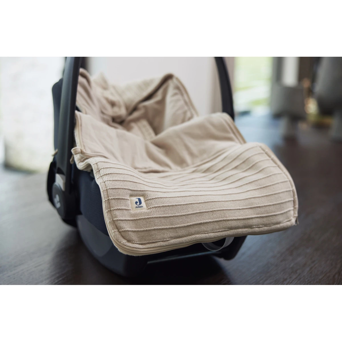 Jollein Pure Knit Nougat 3/5 Punts 0-9 Maanden Autostoel Voetenzak 025-811-67011 6 Jollein Pure Knit Nougat 3/5 Punts 0-9 Maanden Autostoel Voetenzak 025-811-67011 - Afbeelding 6