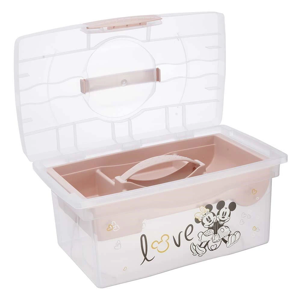 Keeeper Minnie Mouse Roze Draagbare Opbergbox Met Organizer 1220258124700 2 Keeeper Minnie Mouse Roze Draagbare Opbergbox Met Organizer 1220258124700 - Afbeelding 2