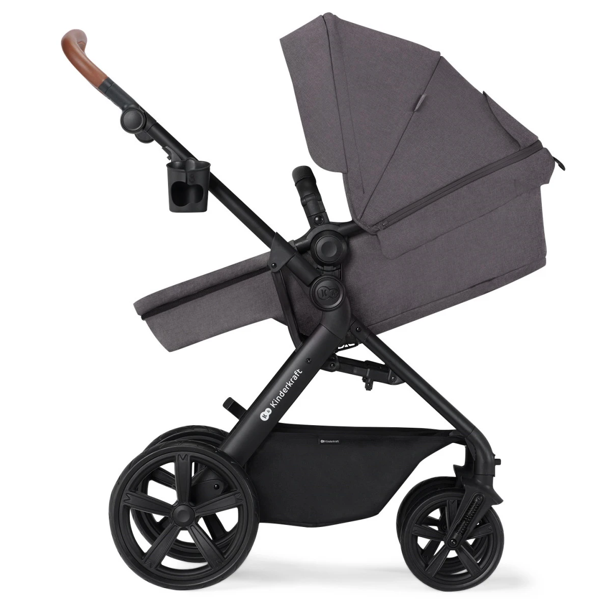Kinderkraft A-Tour Dark Grey 3-in-1 Kinderwagen Incl. Autostoel KSATOU00DGR3000 3 Kinderkraft A-Tour Dark Grey 3-in-1 Kinderwagen Incl. Autostoel KSATOU00DGR3000 - Afbeelding 3
