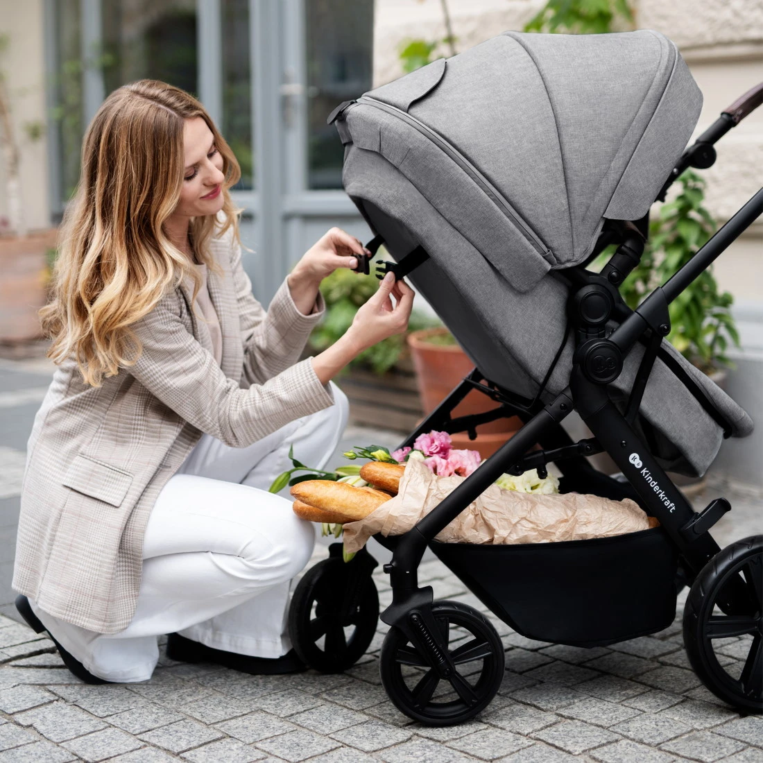 Kinderkraft A-Tour Dark Grey 3-in-1 Kinderwagen Incl. Autostoel KSATOU00DGR3000 16 Kinderkraft A-Tour Dark Grey 3-in-1 Kinderwagen Incl. Autostoel KSATOU00DGR3000 - Afbeelding 16