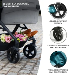 Kinderkraft A-Tour Light Grey 3-in-1 Kinderwagen Incl. Autostoel KSATOU00LGR3000 -LiefjesHoek Verkoop kinderkraft a tour light grey 3 in 1 kinderwagen incl. autostoel ksatou00lgr3000 11