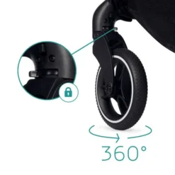 Kinderkraft All Road Ash Grey Wandelwagen KKWALROAGR0000 -LiefjesHoek Verkoop kinderkraft all road wandelwagen 3 1