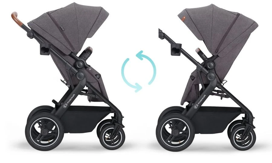 Kinderkraft B-Tour Ash Grey 3-in-1 Combi Kinderwagen Incl. Autostoel KSBTOU00DGR3000 11 Kinderkraft B-Tour Ash Grey 3-in-1 Combi Kinderwagen Incl. Autostoel KSBTOU00DGR3000 - Afbeelding 11