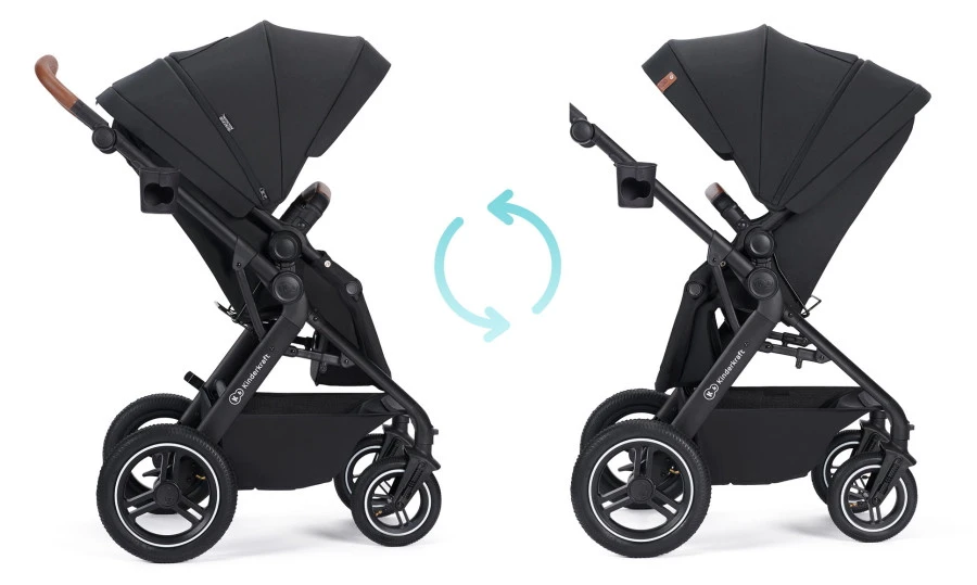 Kinderkraft B-Tour Deep Black 3-in-1 Combi Kinderwagen Incl. Autostoel KSBTOU00BLK3000 8 Kinderkraft B-Tour Deep Black 3-in-1 Combi Kinderwagen Incl. Autostoel KSBTOU00BLK3000 - Afbeelding 8