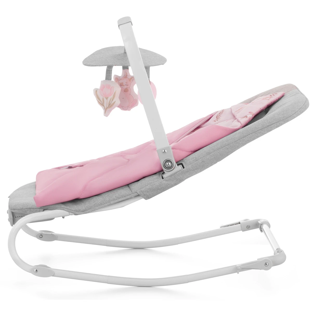 Kinderkraft Felio 2 Peony Rose Bouncer Wipstoel KBFELI20PNK0000 2 Kinderkraft Felio 2 Peony Rose Bouncer Wipstoel KBFELI20PNK0000 - Afbeelding 2
