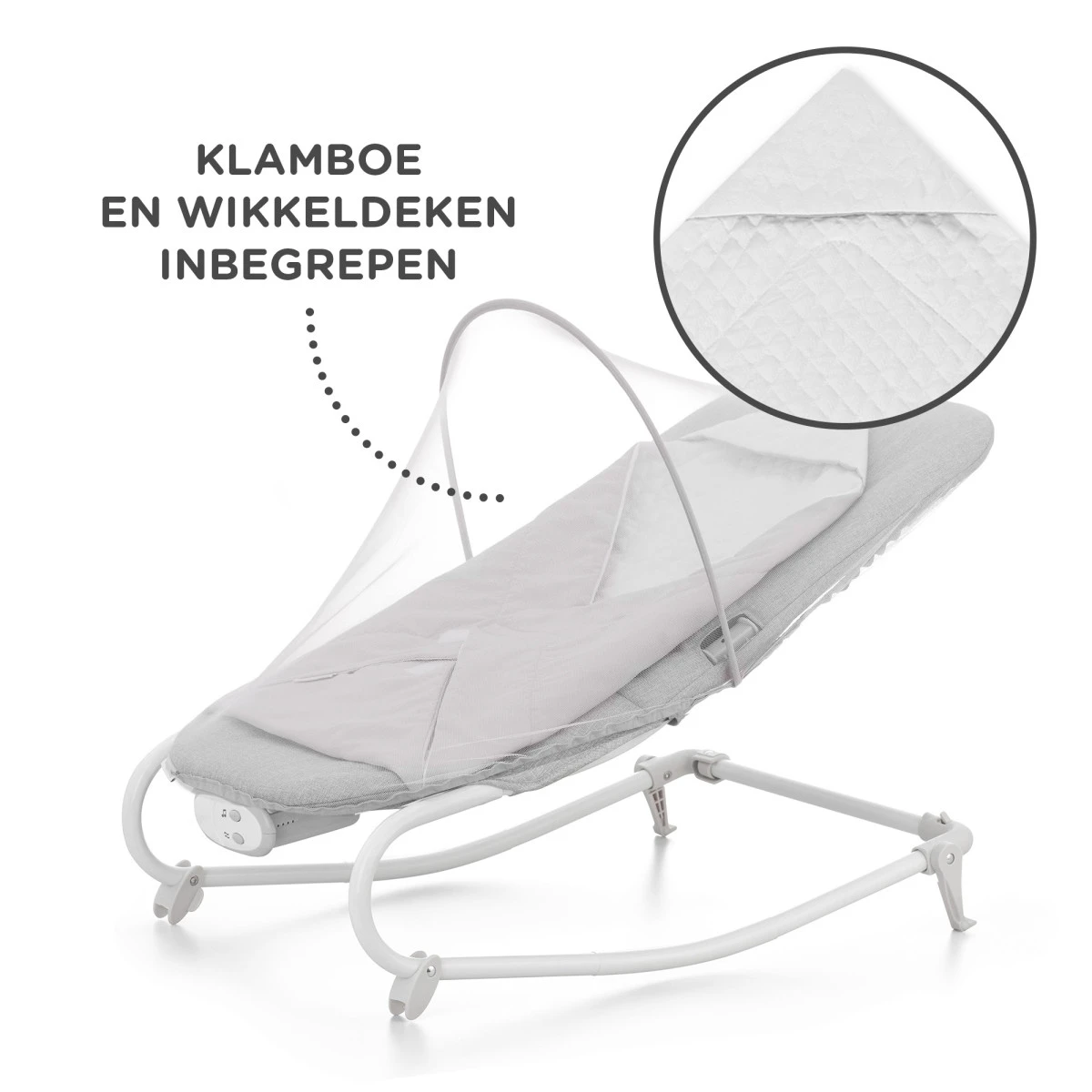 Kinderkraft Felio 2 Stone Grey Bouncer Wipstoel KBFELI20GRY0000 5 Kinderkraft Felio 2 Stone Grey Bouncer Wipstoel KBFELI20GRY0000 - Afbeelding 5