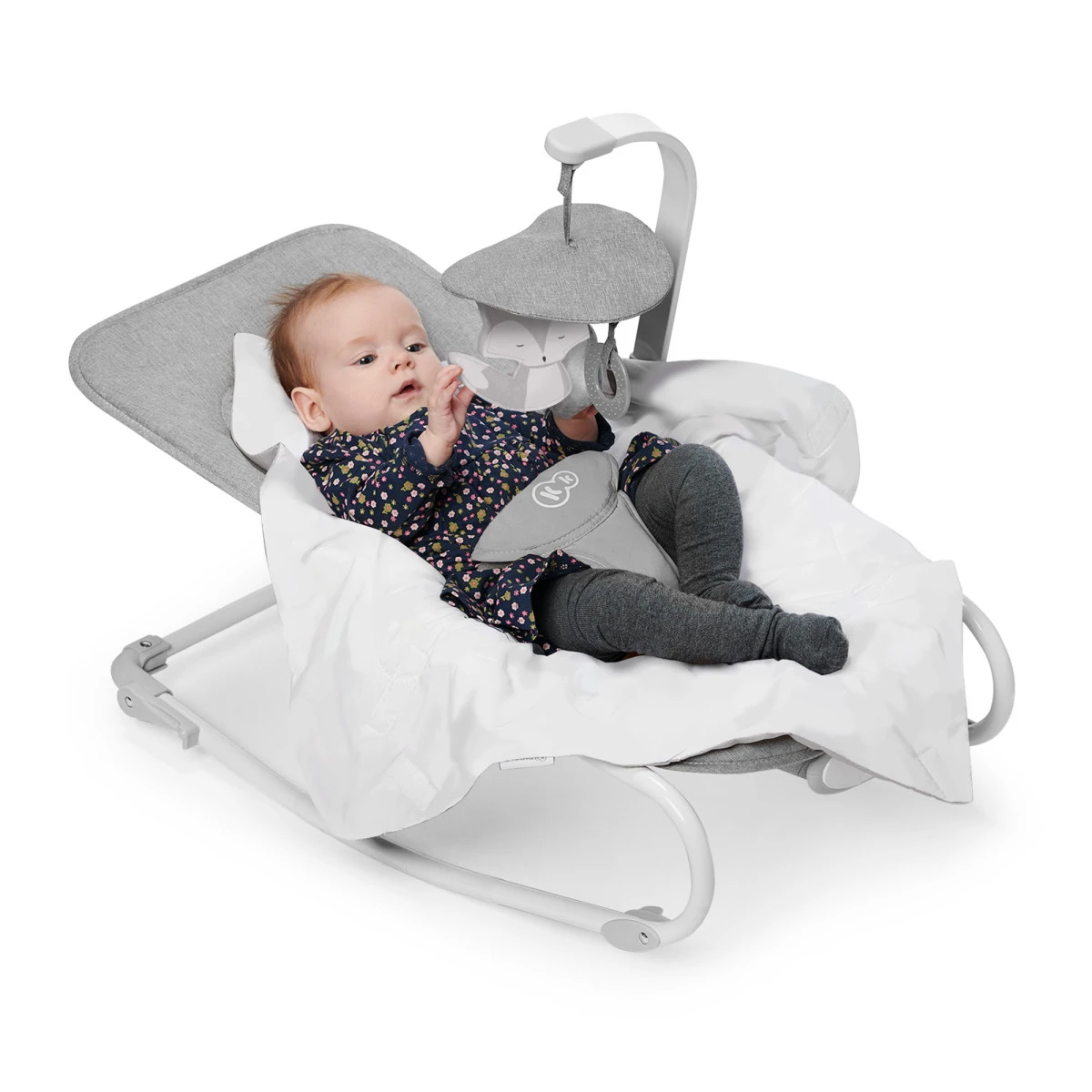 Kinderkraft Felio 2 Stone Grey Bouncer Wipstoel KBFELI20GRY0000 8 Kinderkraft Felio 2 Stone Grey Bouncer Wipstoel KBFELI20GRY0000 - Afbeelding 8