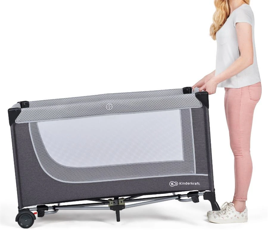 Kinderkraft Leody Grey Campingbed Met Accessoires KCLEOD00GRY00AC 7 Kinderkraft Leody Grey Campingbed Met Accessoires KCLEOD00GRY00AC - Afbeelding 7