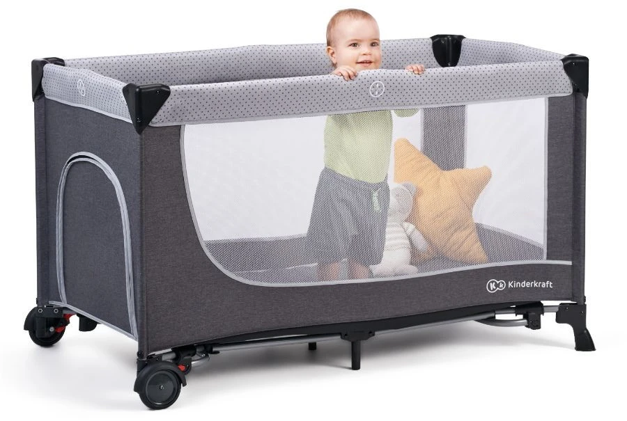 Kinderkraft Leody Grey Campingbed Met Accessoires KCLEOD00GRY00AC 8 Kinderkraft Leody Grey Campingbed Met Accessoires KCLEOD00GRY00AC - Afbeelding 8