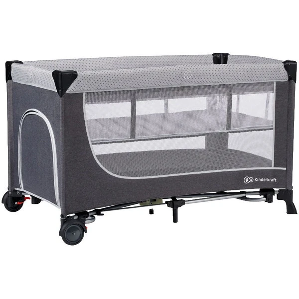 Kinderkraft Leody Grey Campingbed KCLEOD00GRY0000 1 Kinderkraft Leody Grey Campingbed KCLEOD00GRY0000