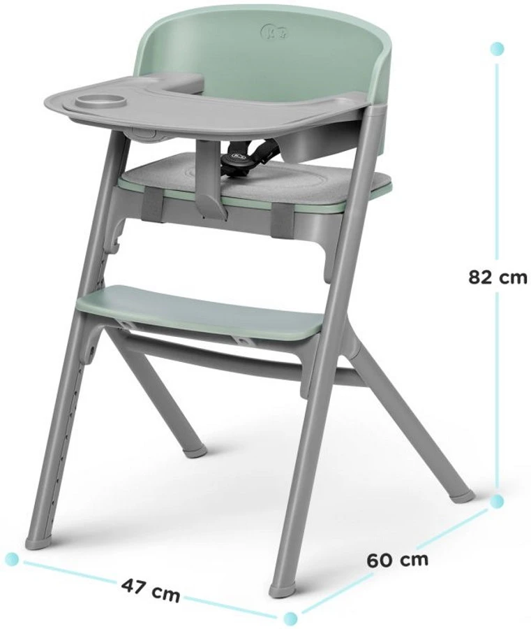 Kinderkraft Livy Olive Green 4-in-1 Meegroeistoel KHLIVY00GRE0000 5 Kinderkraft Livy Olive Green 4-in-1 Meegroeistoel KHLIVY00GRE0000 - Afbeelding 5