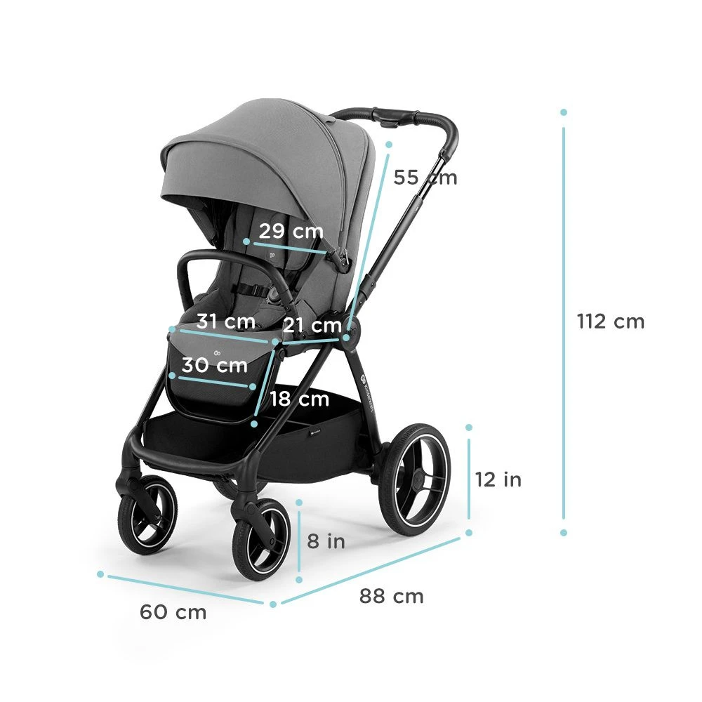 Kinderkraft Nea Midnight Black 2-in-1 Kinderwagen KSNEA000BLK2000 15 Kinderkraft Nea Midnight Black 2-in-1 Kinderwagen KSNEA000BLK2000 - Afbeelding 15