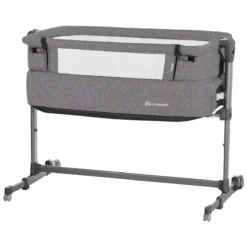 Kinderkraft Neste Up Melange Wieg Aan Bed KKLNESTGRYM00N