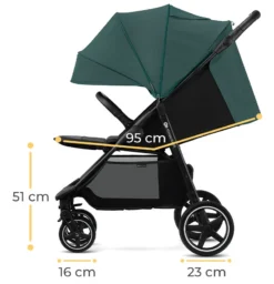 Kinderkraft Route Midnight Black Wandelwagen KSROUT00BLK0000 -LiefjesHoek Verkoop kinderkraft route emerald green wandelwagen ksrout00gre0000 10 2