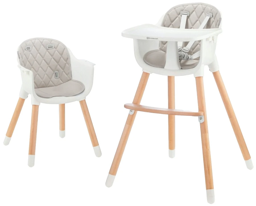 Kinderkraft Sienna Grey 2-in-1 Kinderstoel KKKSIENGRY0000 1 Kinderkraft Sienna Grey 2-in-1 Kinderstoel KKKSIENGRY0000