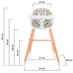 Kinderkraft Sienna Grey 2-in-1 Kinderstoel KKKSIENGRY0000 23 Kinderkraft Sienna Grey 2-in-1 Kinderstoel KKKSIENGRY0000 -LiefjesHoek Verkoop kinderkraft sienna grey kinderstoel kkksiengry0000 12
