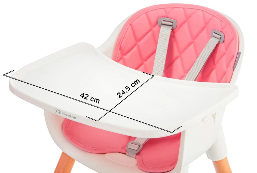 Kinderkraft Sienna Pink 2-in-1 Kinderstoel KKKSIENPNK0000 9 Kinderkraft Sienna Pink 2-in-1 Kinderstoel KKKSIENPNK0000 - Afbeelding 9