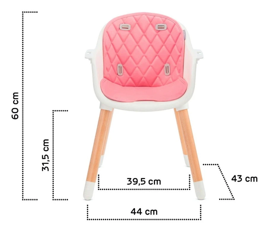 Kinderkraft Sienna Pink 2-in-1 Kinderstoel KKKSIENPNK0000 11 Kinderkraft Sienna Pink 2-in-1 Kinderstoel KKKSIENPNK0000 - Afbeelding 11