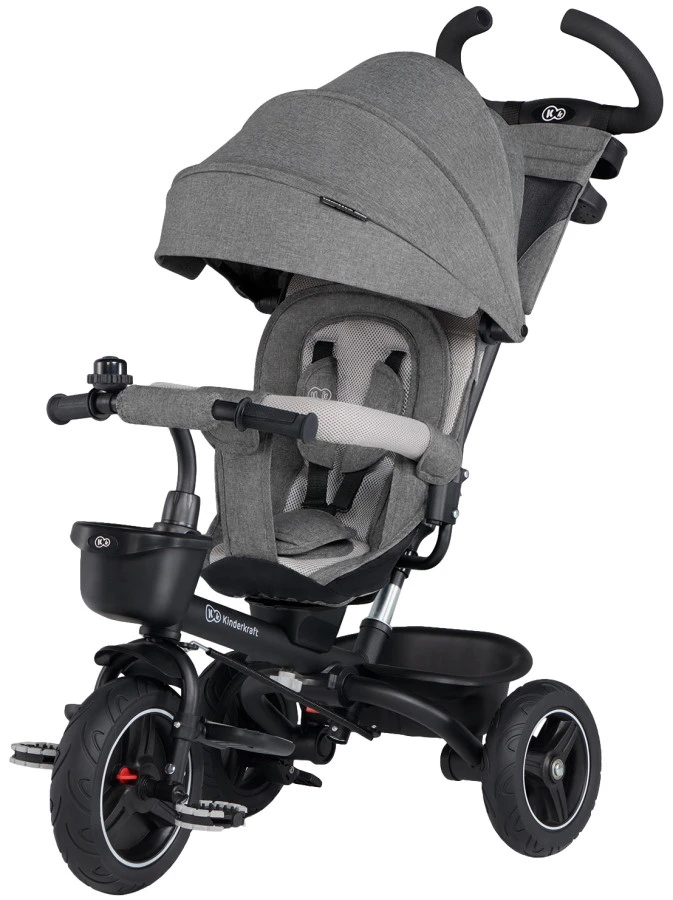 Kinderkraft Spinstep Platinum Grey Driewieler KRSPST00GRY0000 1 Kinderkraft Spinstep Platinum Grey Driewieler KRSPST00GRY0000