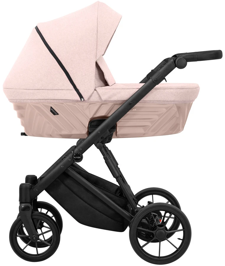 Kunert Ivento Black Smoky Pink 2-in-1 Kinderwagen IVE-11-BLACK 1 Kunert Ivento Black Smoky Pink 2-in-1 Kinderwagen IVE-11-BLACK