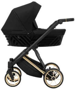 Kunert Ivento Premium Gold Deep Black 2-in-1 Kinderwagen IVE-12-GOLD