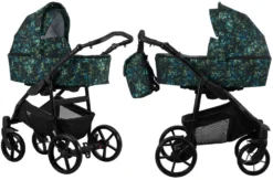 Kunert Mata Black Pink 2-in-1 Combi Kinderwagen MATA-06-BLACK -LiefjesHoek Verkoop kunert mata 2 in 1 combi kinderwagen mata 10 5