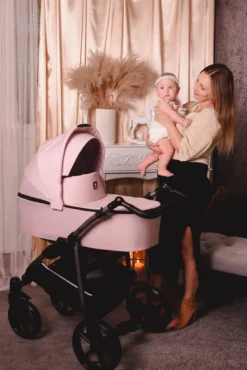 Kunert Mata Black Pink 2-in-1 Combi Kinderwagen MATA-06-BLACK -LiefjesHoek Verkoop kunert mata black pink 2 in 1 combi kinderwagen mata 06 black 5