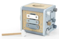 Label Label Blauw Houten Activiteitenkubus LLWT-34307 -LiefjesHoek Verkoop label label blauw houten activiteitenkubus llwt 34307 4